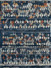 Tangier Treasures Collection Area Rug -  Marrakech Rectangle Navy Blue  lifestyle 4