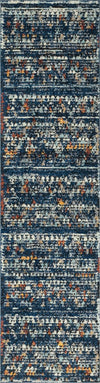 Tangier Treasures Collection Area Rug -  Marrakech Runner Navy Blue  lifestyle 49