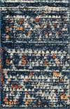 Tangier Treasures Collection Area Rug -  Marrakech Rectangle Navy Blue  lifestyle 3