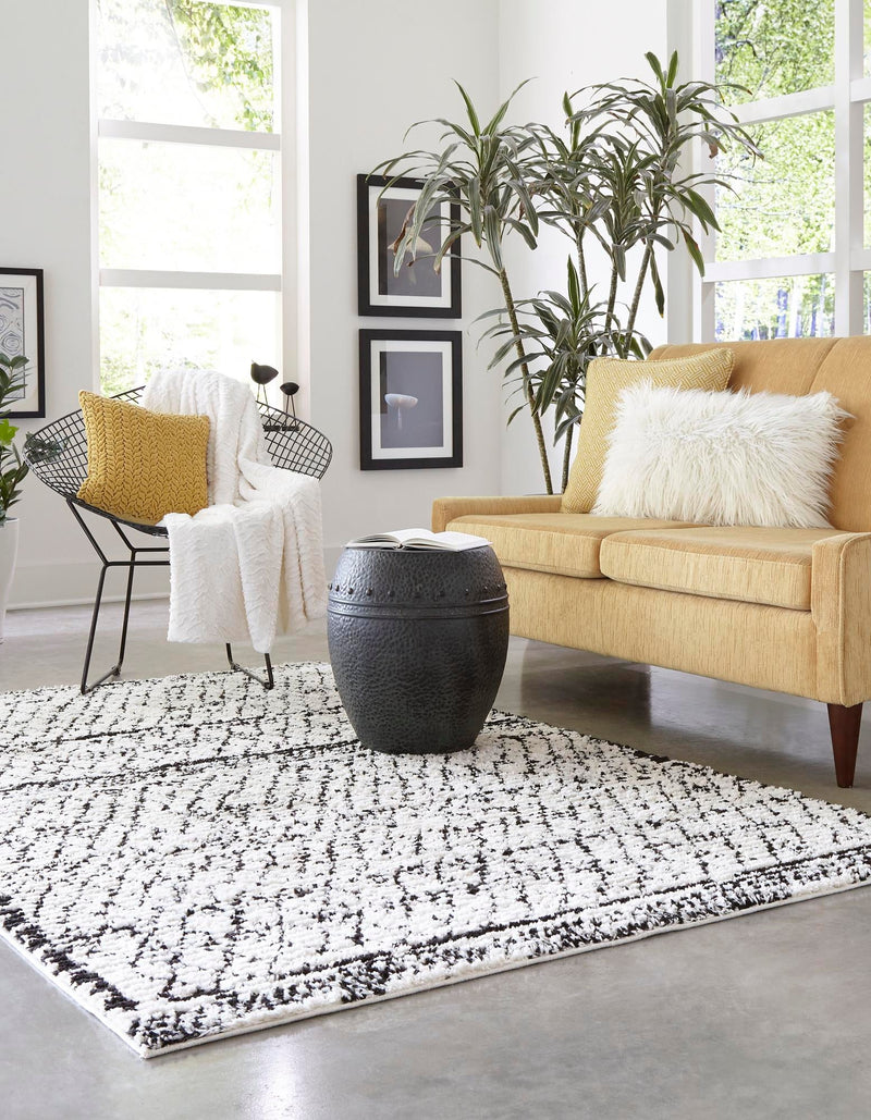 Tangier Treasures Collection Area Rug -  Marrakech Rectangle Ivory  lifestyle 7