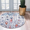 Tangier Treasures Collection Area Rug -  Agadir Round Multi  lifestyle 25