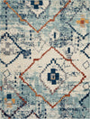 Tangier Treasures Collection Area Rug -  Chefchaouen Rectangle Light Blue  lifestyle 2