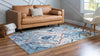 Tangier Treasures Collection Area Rug -  Chefchaouen Rectangle Light Blue  lifestyle 7