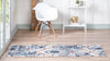 Tangier Treasures Collection Area Rug -  Chefchaouen Runner Light Blue  lifestyle 57