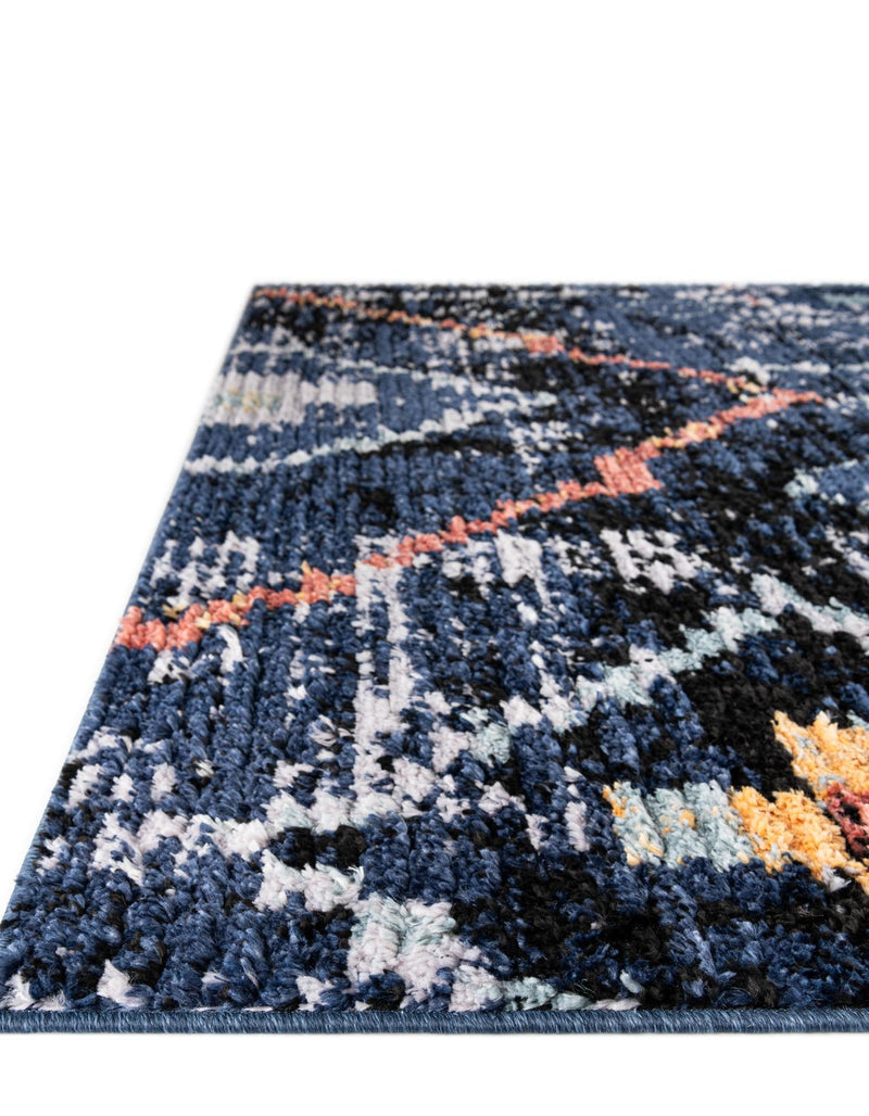 Tangier Treasures Collection Area Rug -  Chefchaouen Rectangle Navy Blue  lifestyle 20