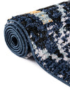 Tangier Treasures Collection Area Rug -  Chefchaouen Rectangle Navy Blue  lifestyle 37