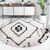 Tangier Treasures Collection Area Rug -  Chefchaouen Round Ivory  lifestyle 19