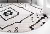 Tangier Treasures Collection Area Rug -  Chefchaouen Round Ivory  lifestyle 21