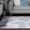 Dresden Elegance Collection Area Rug - Meissen Rectangle Blue  lifestyle 4