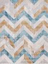 Dresden Elegance Collection Area Rug -  Bautzen Rectangle Blue Main