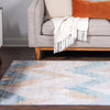 Dresden Elegance Collection Area Rug -  Bautzen Rectangle Blue  lifestyle 4