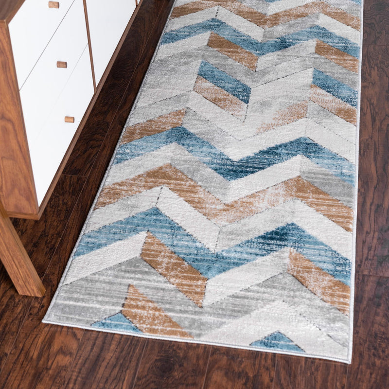 Dresden Elegance Collection Area Rug -  Bautzen Runner Blue  lifestyle 12