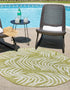 Seaside Blooms Collection Area Rug - Verdure (Green)