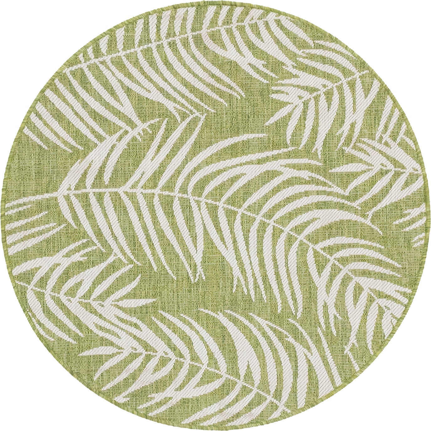 Seaside Blooms Collection Area Rug - Verdure (Green)