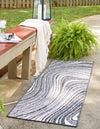 Urban Terrace Collection Area Rug - Soho Runner Charcoal  lifestyle 71