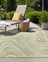 Urban Terrace Collection Area Rug - Soho Rectangle Green  lifestyle 3