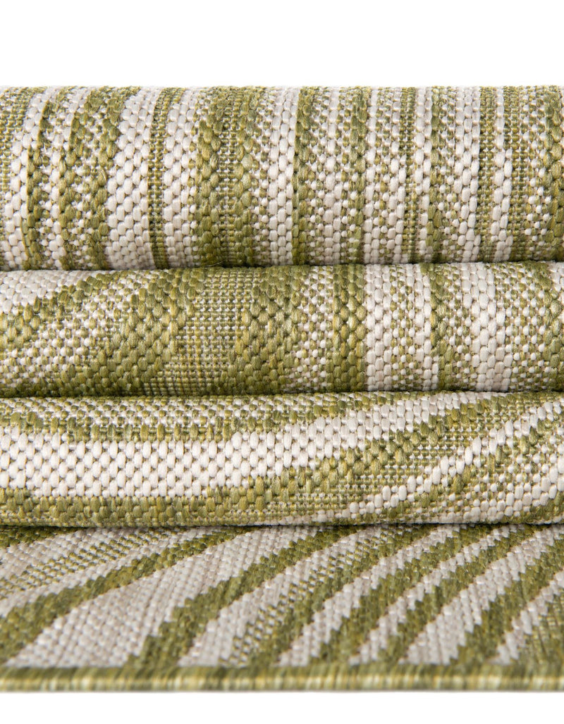 Urban Terrace Collection Area Rug - Soho Rectangle Green  lifestyle 60