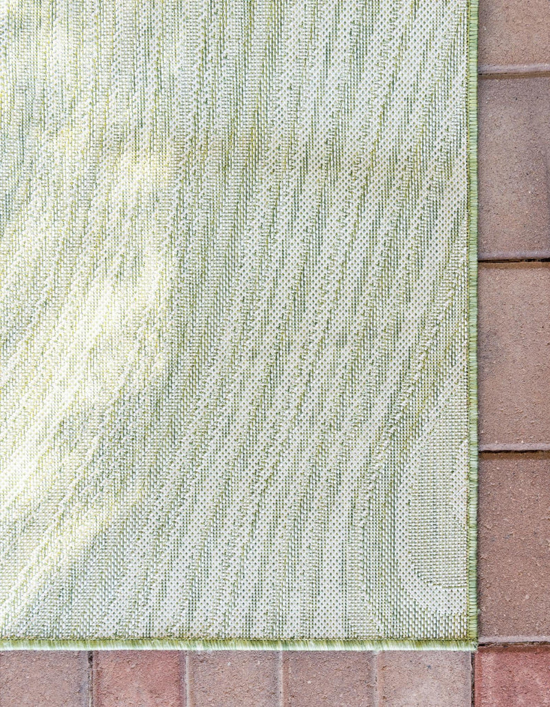 Urban Terrace Collection Area Rug - Soho Runner Green  lifestyle 98