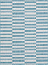 Seaside Stripes Collection Area Rug - Cabana (Light Aqua)