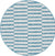 Patio Stripe Harmony Collection Area Rug - Cabana (Light Aqua) Round Light Aqua Main