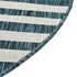 Seaside Stripes Collection Area Rug - Cabana (Teal)