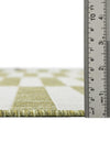 Patio Stripe Harmony Collection Area Rug - Cabana (Green) Round Green  lifestyle 10