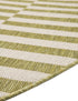 Seaside Stripes Collection Area Rug - Cabana (Green)