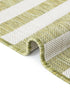 Seaside Stripes Collection Area Rug - Cabana (Green)