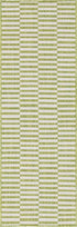 Seaside Stripes Collection Area Rug - Cabana (Green)