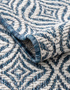 Garden Lattice Oasis Collection Area Rug -  Terrace Rectangle Blue  lifestyle 41