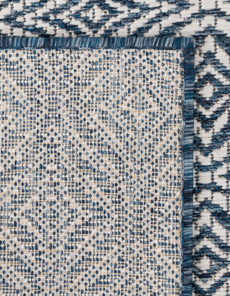 Garden Lattice Oasis Collection Area Rug -  Terrace Rectangle Blue  lifestyle 47