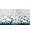 Garden Lattice Oasis Collection Area Rug -  Terrace Runner Teal  lifestyle 14