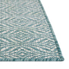 Garden Lattice Oasis Collection Area Rug -  Terrace Rectangle Aqua  lifestyle 88