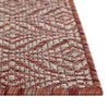 Garden Lattice Oasis Collection Area Rug -  Terrace Rectangle Rust Red  lifestyle 89