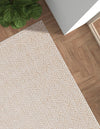 Garden Lattice Oasis Collection Area Rug -  Terrace Rectangle Taupe  lifestyle 6