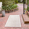 Garden Lattice Oasis Collection Area Rug -  Terrace Runner Taupe  lifestyle 24