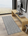 Garden Lattice Oasis Collection Area Rug -  Terrace Runner Charcoal  lifestyle 201