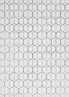 Garden Maze Retreat Collection Area Rug - Hedgegrove Rectangle White Main