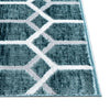 Garden Maze Retreat Collection Area Rug - Hedgegrove Rectangle Blue  lifestyle 38