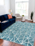 Garden Maze Retreat Collection Area Rug -  Arborlane