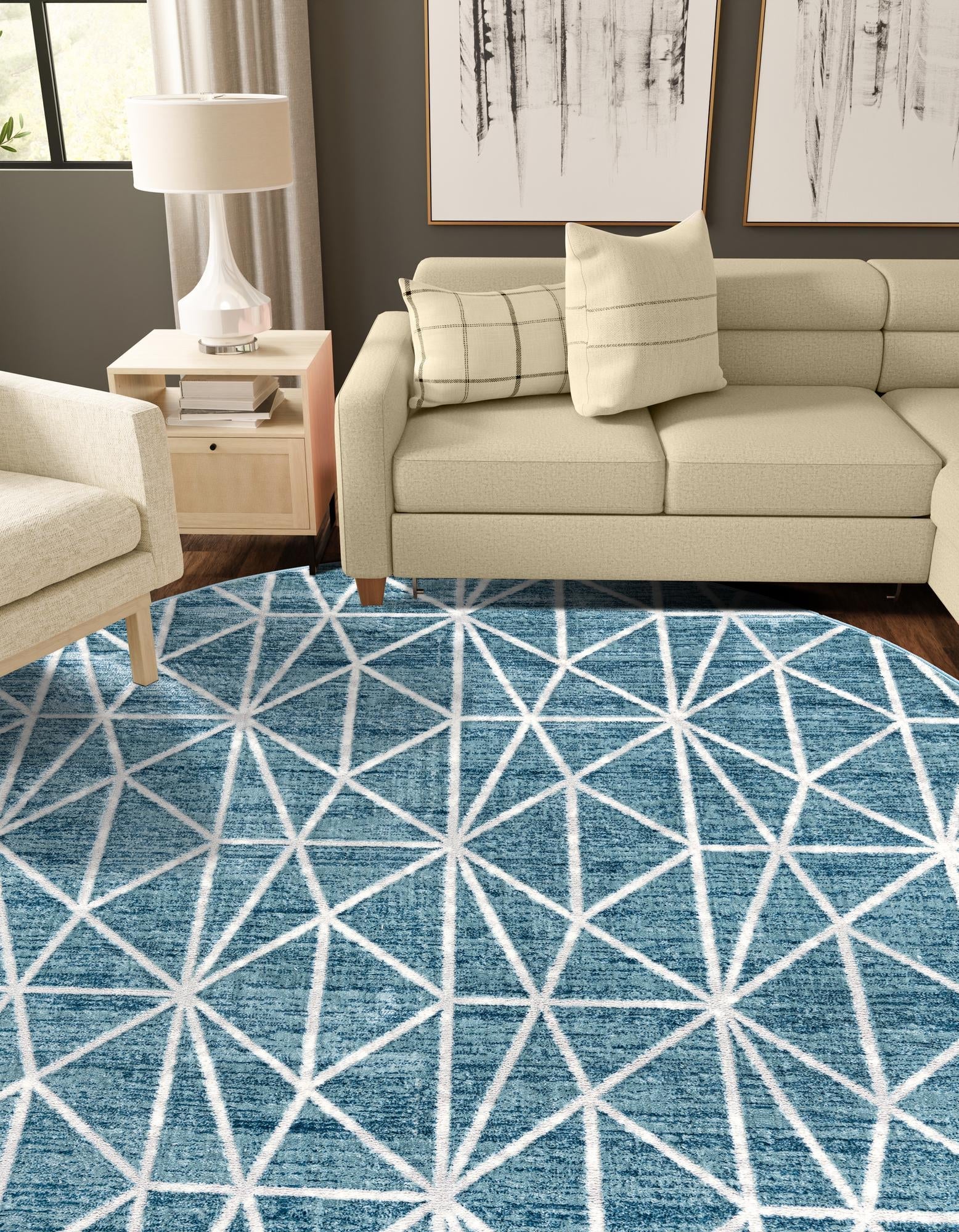 Garden Maze Retreat Collection Area Rug -  Arborlane