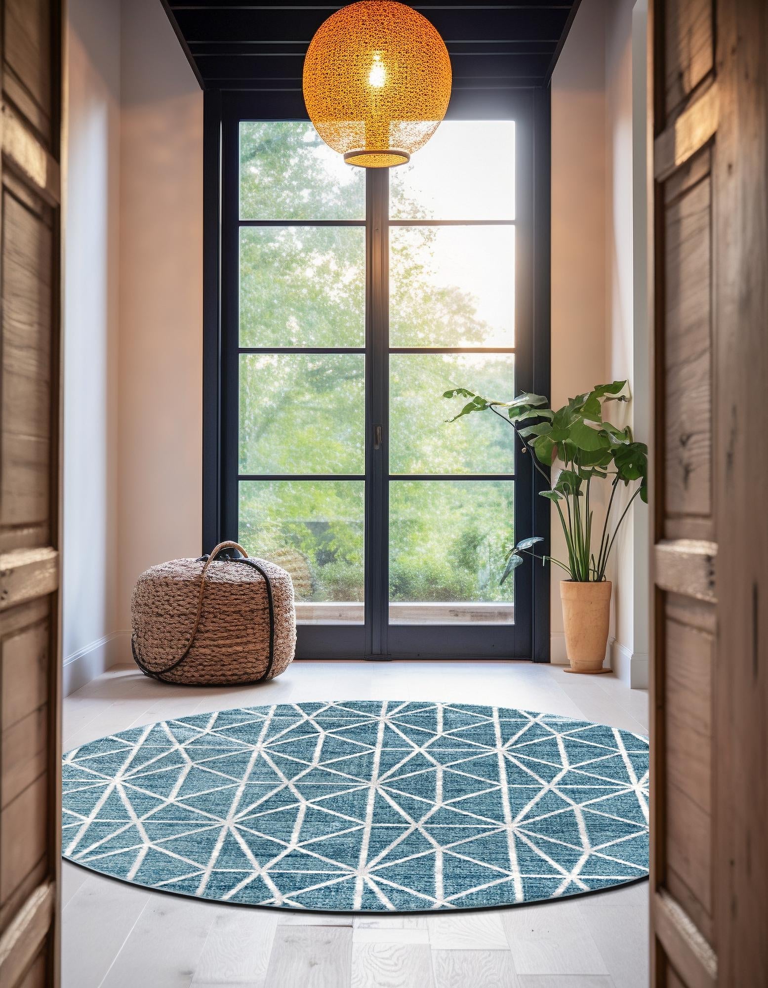 Garden Maze Retreat Collection Area Rug -  Arborlane