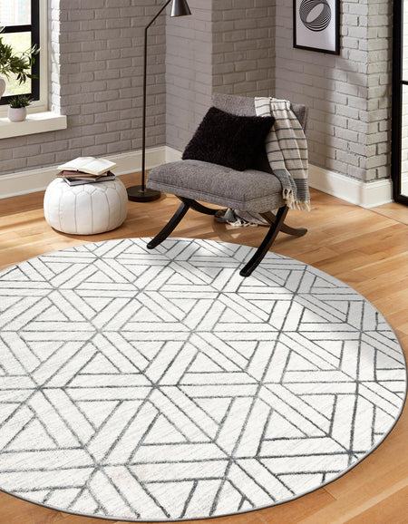 Garden Maze Retreat Collection Area Rug -  Topiarytrail