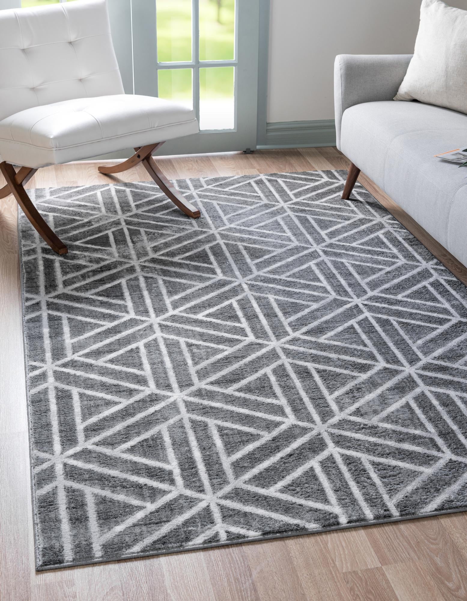 Garden Maze Retreat Collection Area Rug -  Topiarytrail