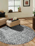 Garden Maze Retreat Collection Area Rug -  Topiarytrail