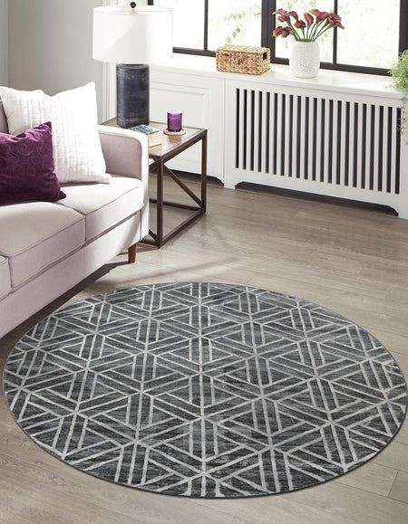 Garden Maze Retreat Collection Area Rug -  Topiarytrail