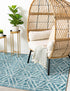 Garden Maze Retreat Collection Area Rug -  Topiarytrail