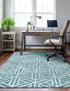 Garden Maze Retreat Collection Area Rug -  Topiarytrail