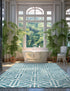 Garden Maze Retreat Collection Area Rug -  Topiarytrail