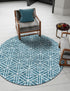 Garden Maze Retreat Collection Area Rug -  Topiarytrail